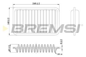 Bremsi FA0602 - BRAKE PADS