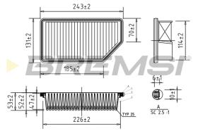 Bremsi FA0604 - BRAKE PADS