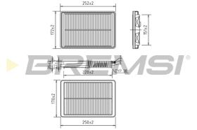 Bremsi FA0605 - BRAKE PADS