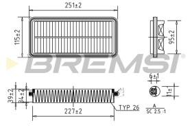 Bremsi FA0609 - BRAKE PADS