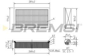 Bremsi FA0651 - BRAKE PADS