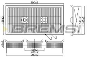 Bremsi FA1021 - BRAKE PADS