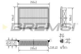 Bremsi FA1022 - BRAKE PADS