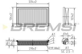 Bremsi FA1023 - BRAKE PADS