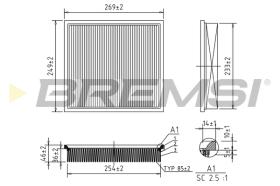 Bremsi FA1028 - BRAKE PADS