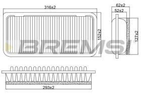 Bremsi FA1029 - BRAKE PADS