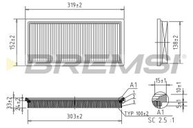 Bremsi FA1031 - BRAKE PADS