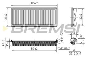 Bremsi FA1046 - BRAKE PADS