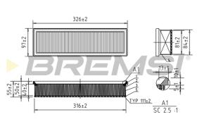 Bremsi FA1051 - BRAKE PADS