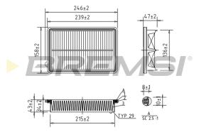 Bremsi FA1053 - BRAKE PADS