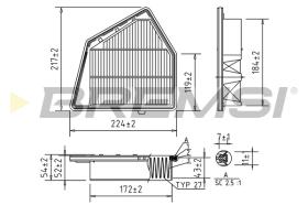 Bremsi FA1054 - BRAKE PADS