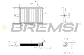 Bremsi FA1058 - BRAKE PADS