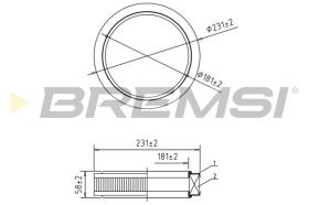 Bremsi FA1059 - BRAKE PADS