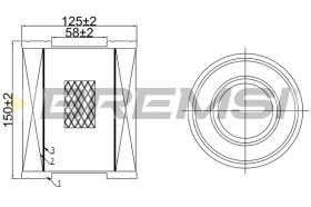 Bremsi FA1071 - BRAKE PADS