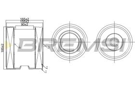 Bremsi FA1074 - BRAKE PADS