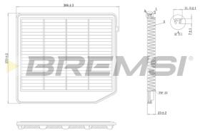 Bremsi FA1075 - BRAKE PADS