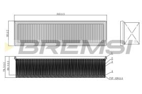 Bremsi FA1083 - BRAKE PADS