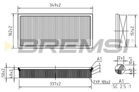 Bremsi FA1084 - BRAKE PADS