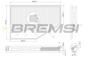 Bremsi FA1085 - BRAKE PADS