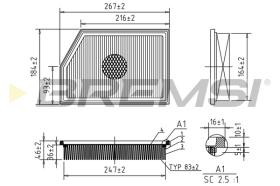 Bremsi FA1086 - BRAKE PADS