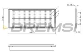 Bremsi FA1087 - BRAKE PADS