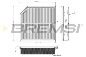 Bremsi FA1096 - BRAKE PADS