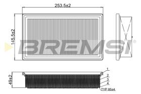 Bremsi FA1102 - BRAKE PADS