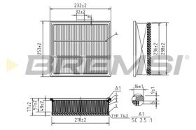 Bremsi FA1105 - BRAKE PADS