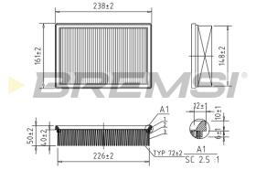 Bremsi FA1119 - BRAKE PADS