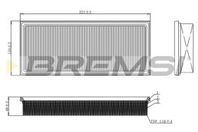 Bremsi FA1122 - BRAKE PADS