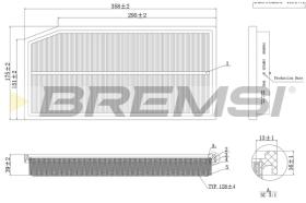 Bremsi FA1124 - BRAKE PADS