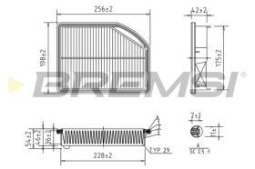 Bremsi FA1129 - BRAKE PADS