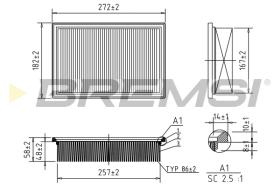 Bremsi FA1134 - BRAKE PADS