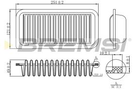 Bremsi FA1147 - BRAKE PADS