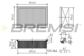 Bremsi FA1148 - BRAKE PADS