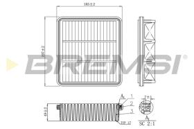 Bremsi FA1150 - BRAKE PADS