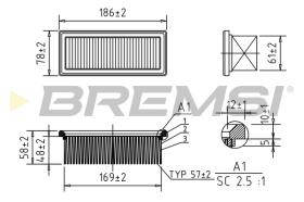 Bremsi FA1155 - BRAKE PADS