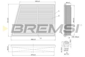 Bremsi FA1168 - BRAKE PADS