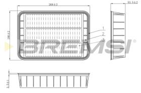 Bremsi FA1196 - BRAKE PADS