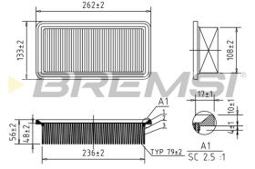 Bremsi FA1204 - BRAKE PADS