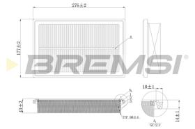 Bremsi FA1206 - BRAKE PADS