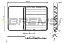 Bremsi FA1209 - BRAKE PADS