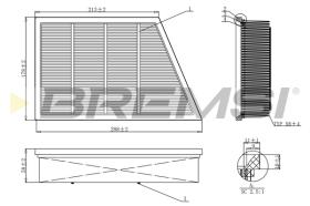 Bremsi FA1210 - BRAKE PADS