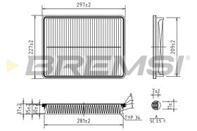 Bremsi FA1220 - BRAKE PADS