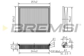 Bremsi FA1226 - BRAKE PADS