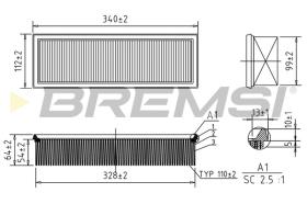 Bremsi FA1234 - BRAKE PADS