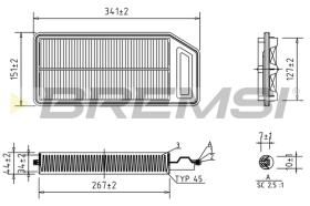 Bremsi FA1235 - BRAKE PADS