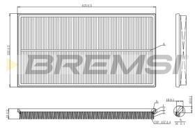 Bremsi FA1244 - BRAKE PADS