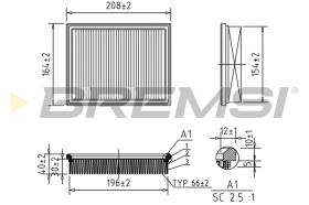 Bremsi FA1250 - BRAKE PADS