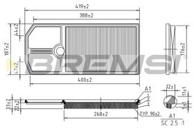 Bremsi FA1258 - BRAKE PADS